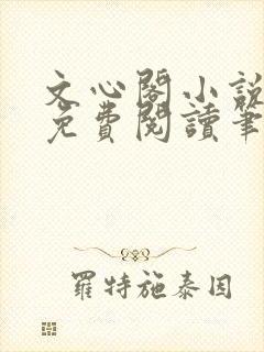 文心阁小说全文免费阅读笔趣阁