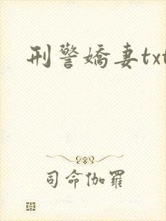 刑警娇妻txt