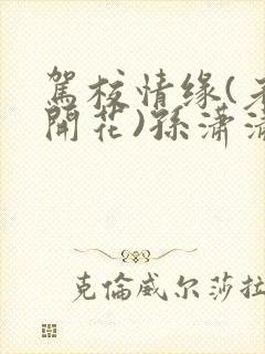 驾校情缘(老树开花)孙潇潇笔趣阁