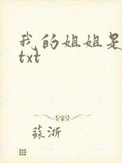 我的姐姐是美女txt