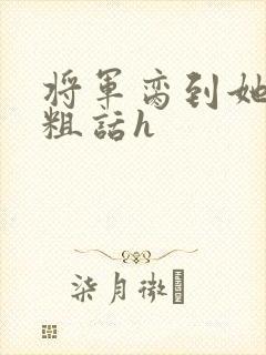 将军脔到她哭h粗话h封面