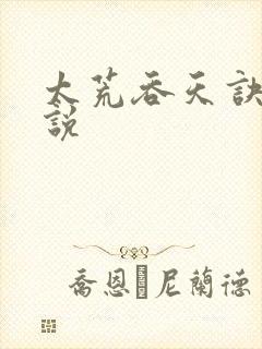 太荒吞天诀 小说封面