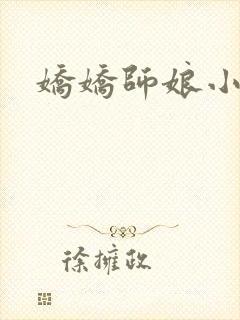 娇娇师娘小说封面