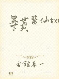 异世医仙txt下载