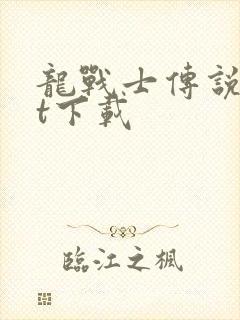 龙战士传说txt下载