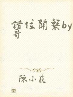 错位关系by东哥封面