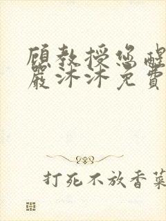 顾教授您醒了吗严沐沐免费阅读封面