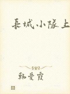 长城小队上中下封面