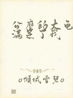 公么的大龟强大满足了我