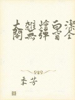大杂烩白洁笔趣阁无弹窗全本