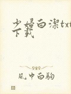 少妇白洁txt下载