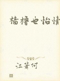 樯橹也怡情封面