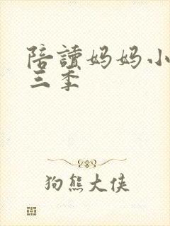 陪读妈妈小说第三季封面