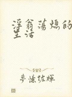浮翁荡熄的幸福生活