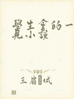 学生会的一己之见小说封面