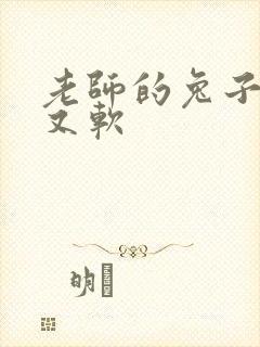 老师的兔子又大又软