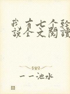 我有七个干妈小说全文阅读