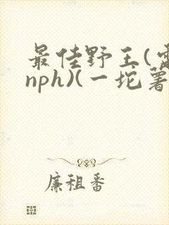 最佳野王(电竞nph)(一坨薯饼)_无拼音封面