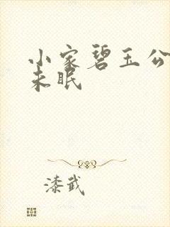 小家碧玉公主夜未眠