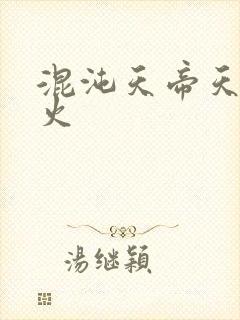 混沌天帝天地大火封面