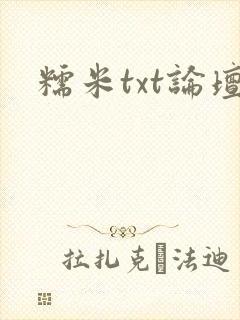 糯米txt论坛封面