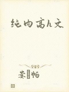 纯肉高h文封面