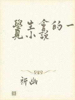 学生会的一己之见小说