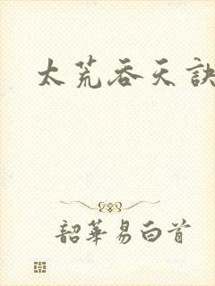 太荒吞天诀小说