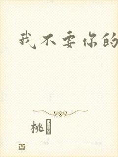 我不要你的承诺封面