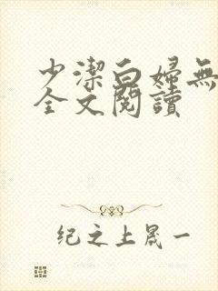 少洁白妇无删减全文阅读