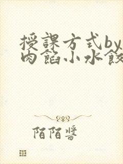 授课方式by 肉馅小水饺