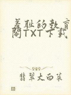 羞耻的教育笔趣阁TXT下载