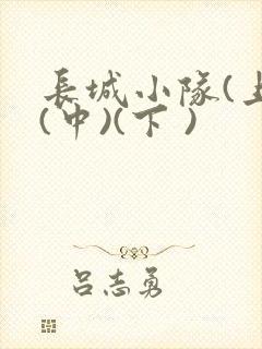 长城小队(上)(中)(下 )封面