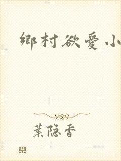 乡村欲爱小说封面