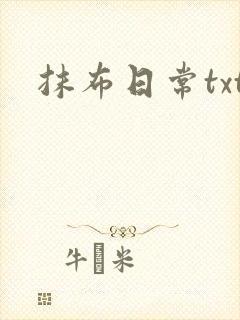 抹布日常txt