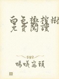 白色橄榄树全文免费阅读