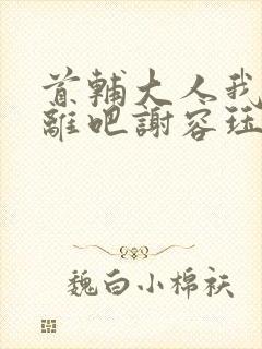 首辅大人我们和离吧谢容珏