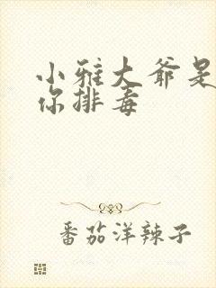 小雅大爷是在帮你排毒封面