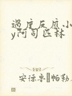 过度反应小说by阿司匹林封面