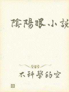 阴阳眼小说
