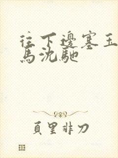 往下边塞玉器骑马沈驰