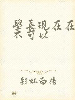 学长现在在上课不可以