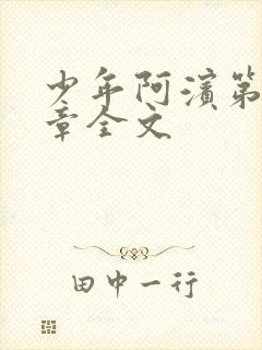 少年阿滨第13章全文