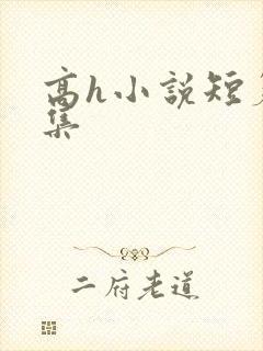 高h小说短篇合集