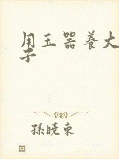 用玉器养大的皇子