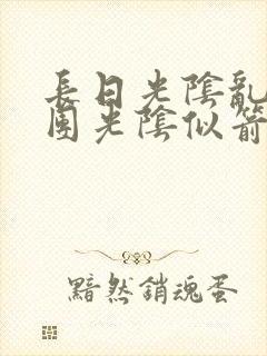 长日光阴乱作一团光阴似箭灵欲教封面