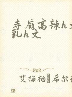 寺庙高辣h文乱乳h文