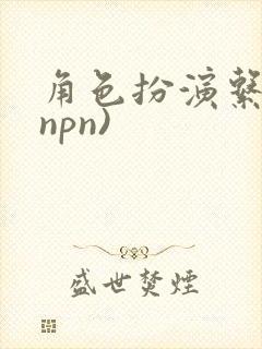 角色扮演系统(npn)封面