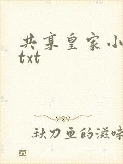 共享皇家小公主txt