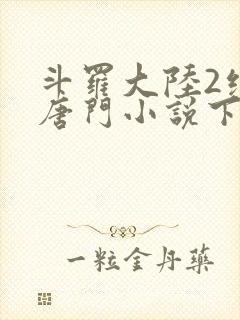 斗罗大陆2绝世唐门小说下载